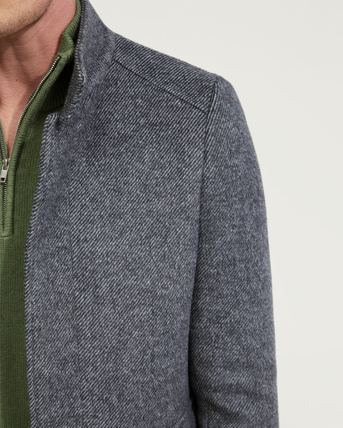 Wilson Wool Blend Twill Overcoat