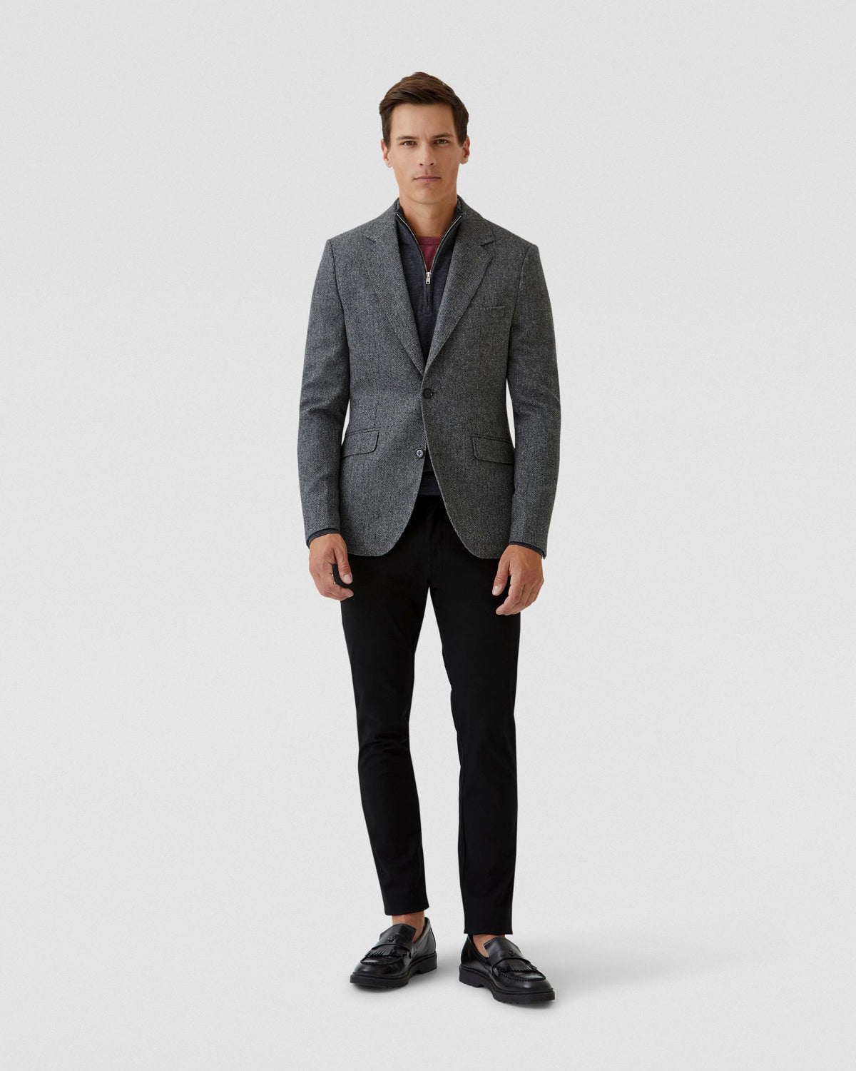 BLAKE WOOL RICH BLAZER MENS JACKETS AND COATS