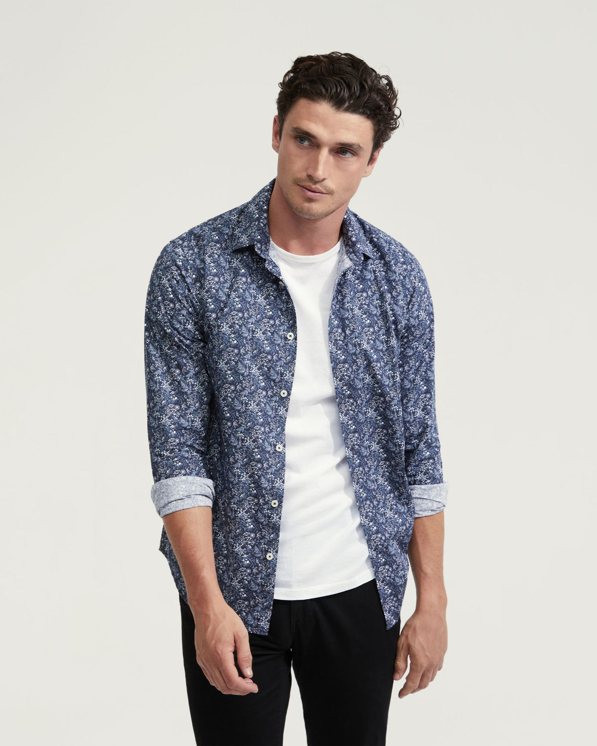KENTON PRINTED FLORAL SHIRT MENS SHIRTS