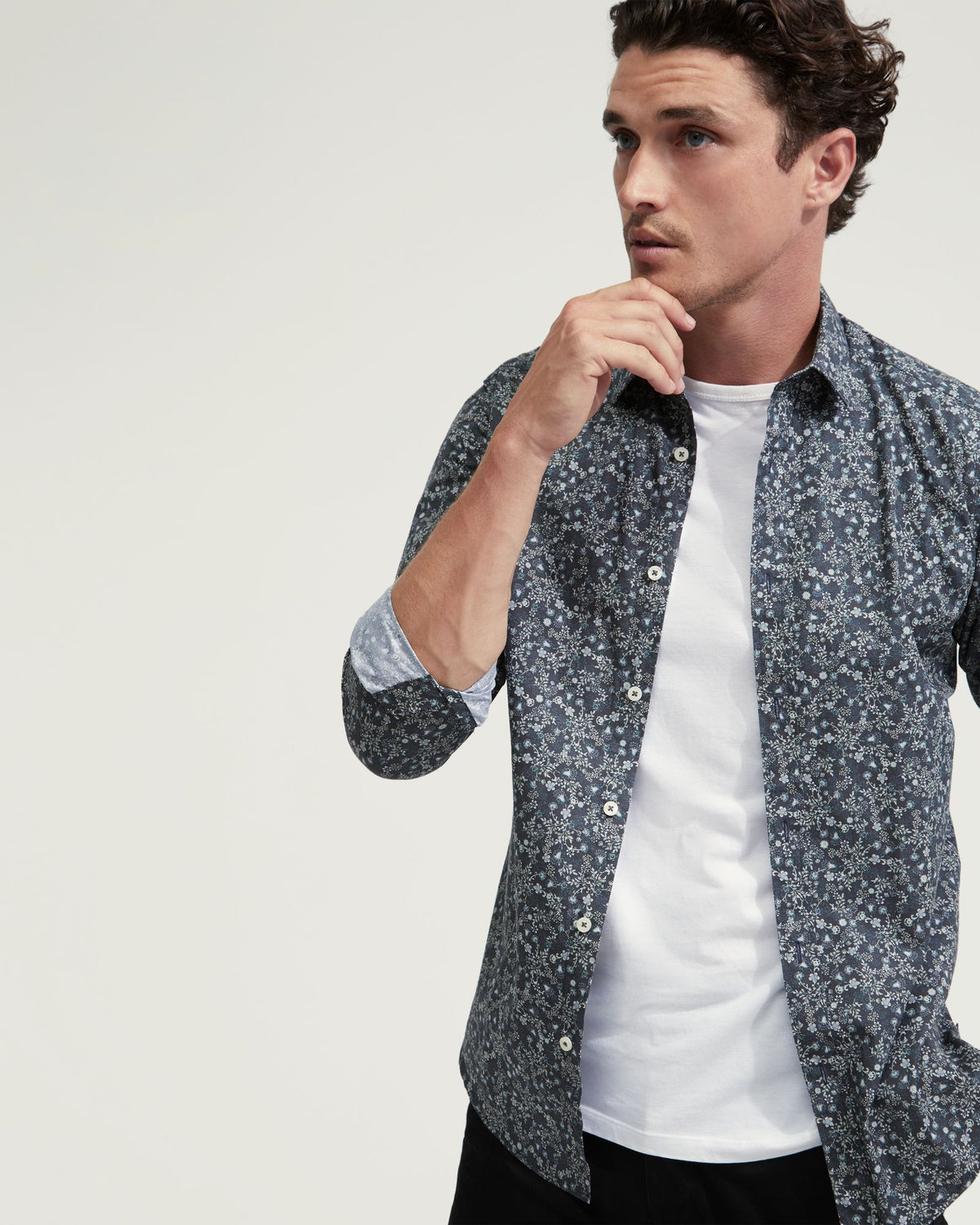 KENTON PRINTED FLORAL SHIRT MENS SHIRTS