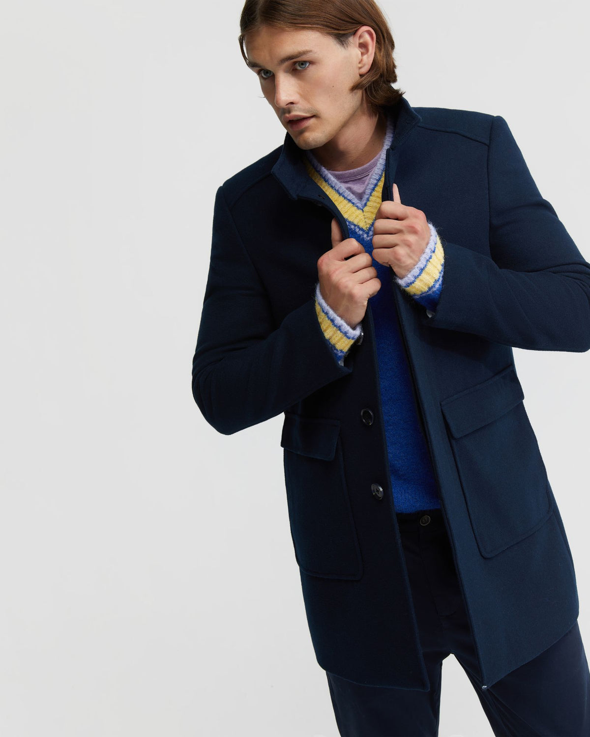 WILSON WOOL RICH OVERCOAT MENS JACKETS AND COATS