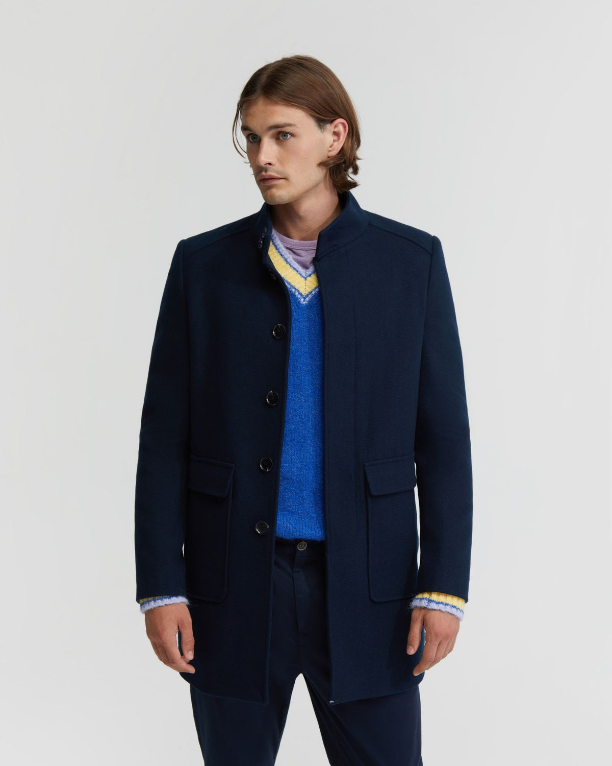 WILSON WOOL RICH OVERCOAT MENS JACKETS AND COATS