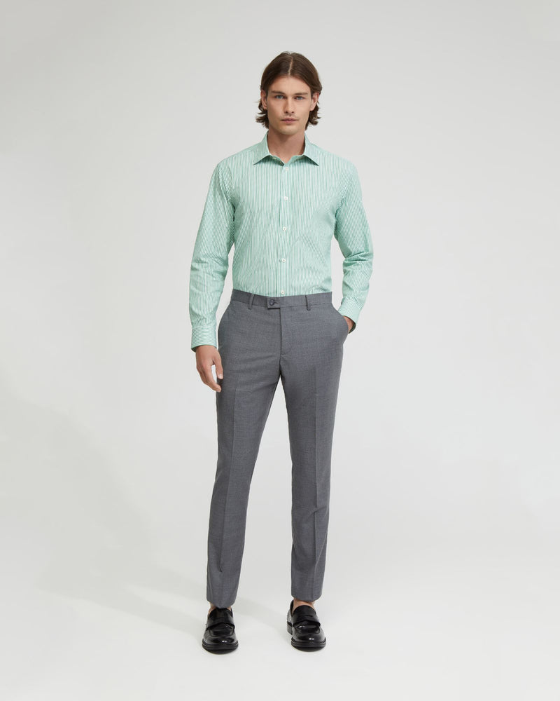 ISLINGTON STRIPED COTTON SHIRT MENS SHIRTS