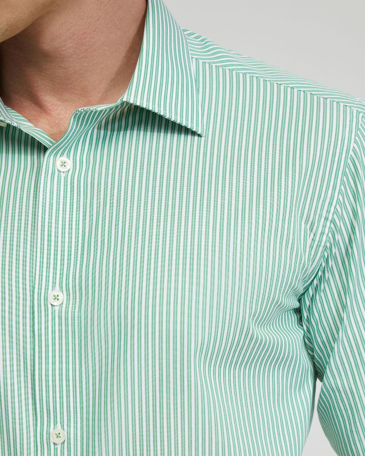 ISLINGTON STRIPED COTTON SHIRT MENS SHIRTS