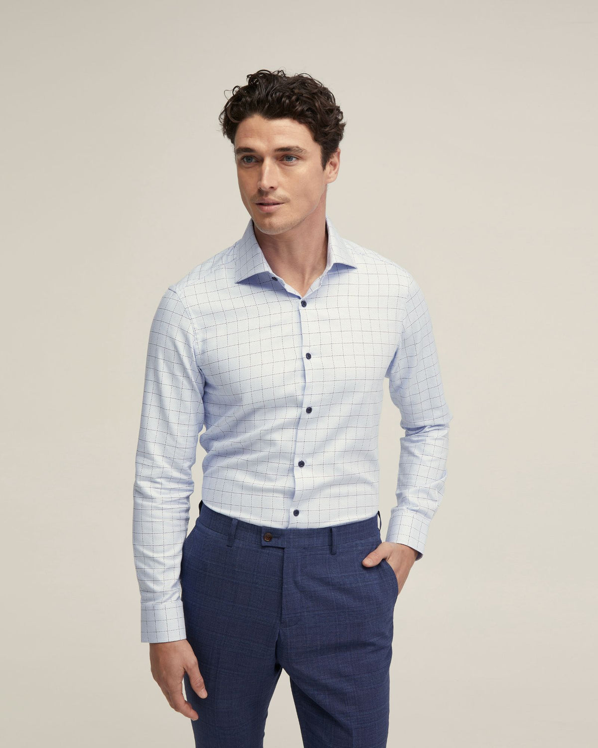 TRAFALGAR CHECK SHIRT MENS SHIRTS