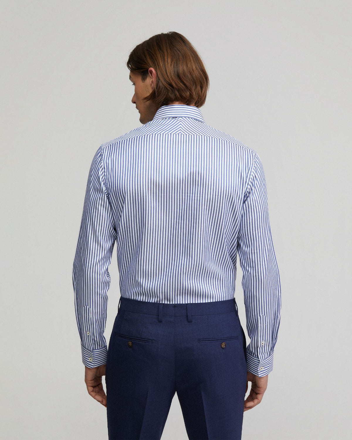 Kensing Pima Cotton Striped Shirt MENS SHIRTS