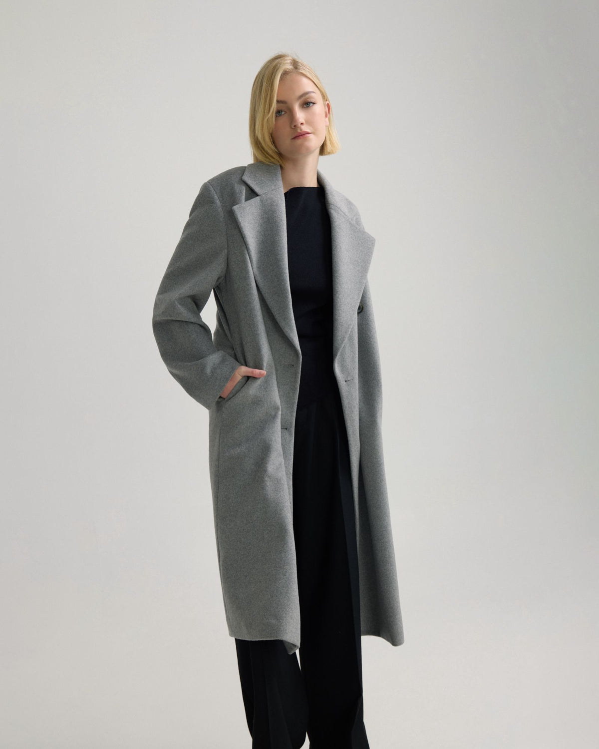 Lana Wool Oversize Coat WOMENS SUITS JKTS COATS