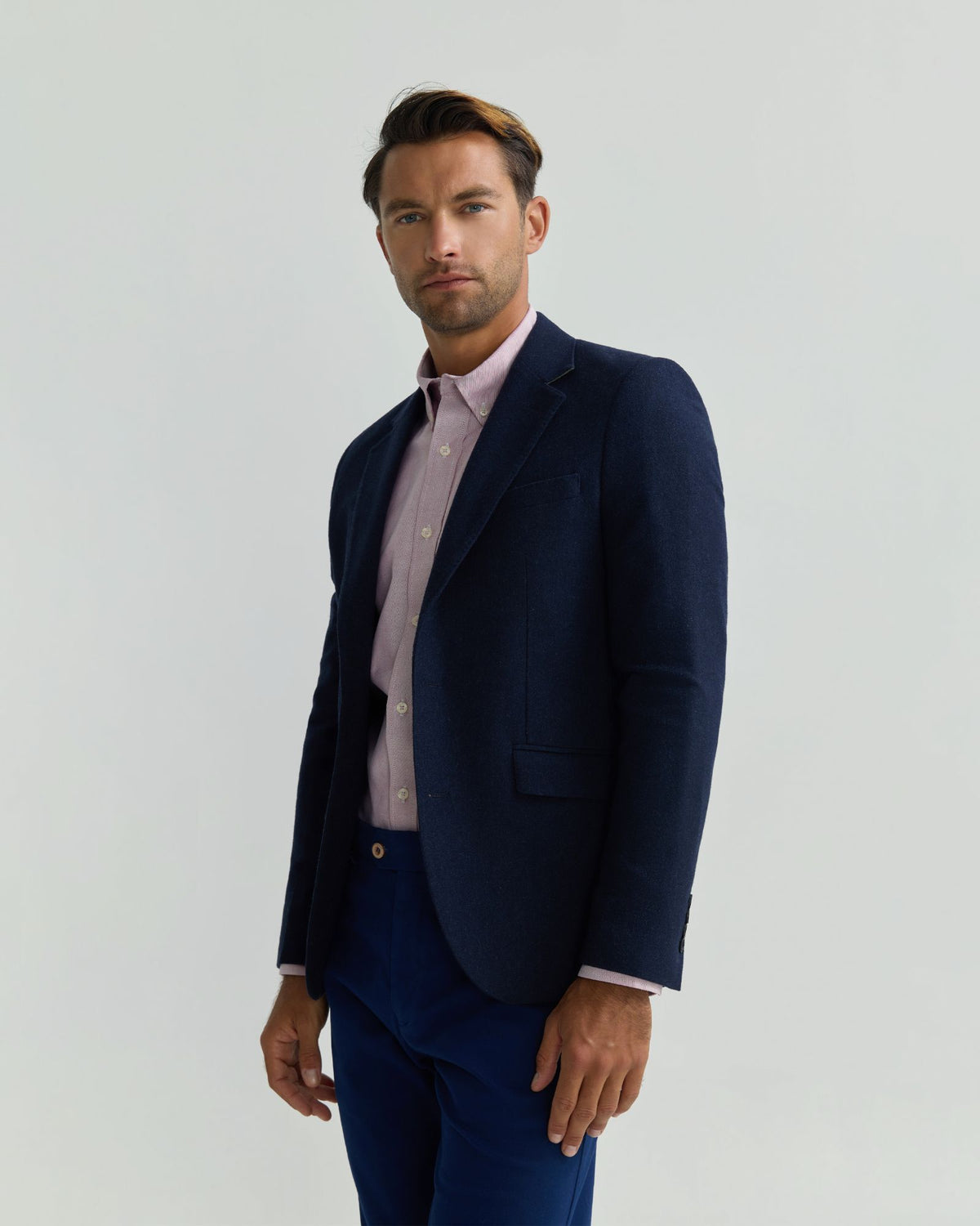 Blake Herringbone Wool Blazer MENS JACKETS AND COATS