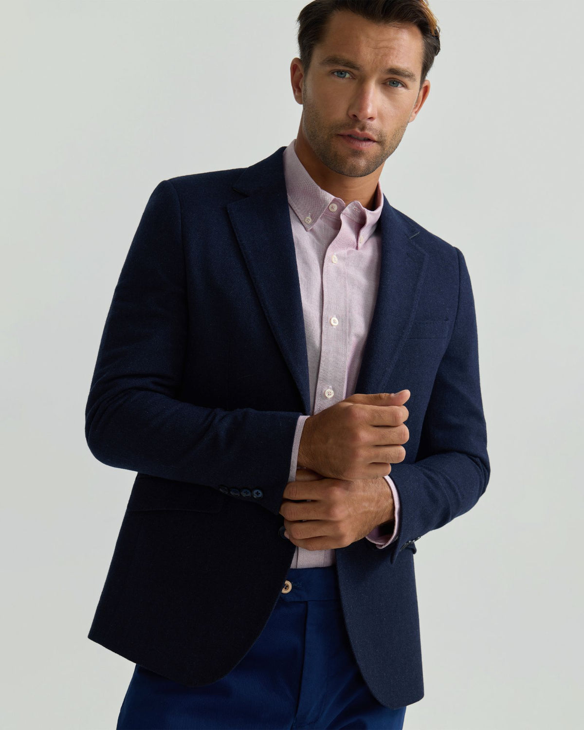 Blake Herringbone Wool Blazer MENS JACKETS AND COATS