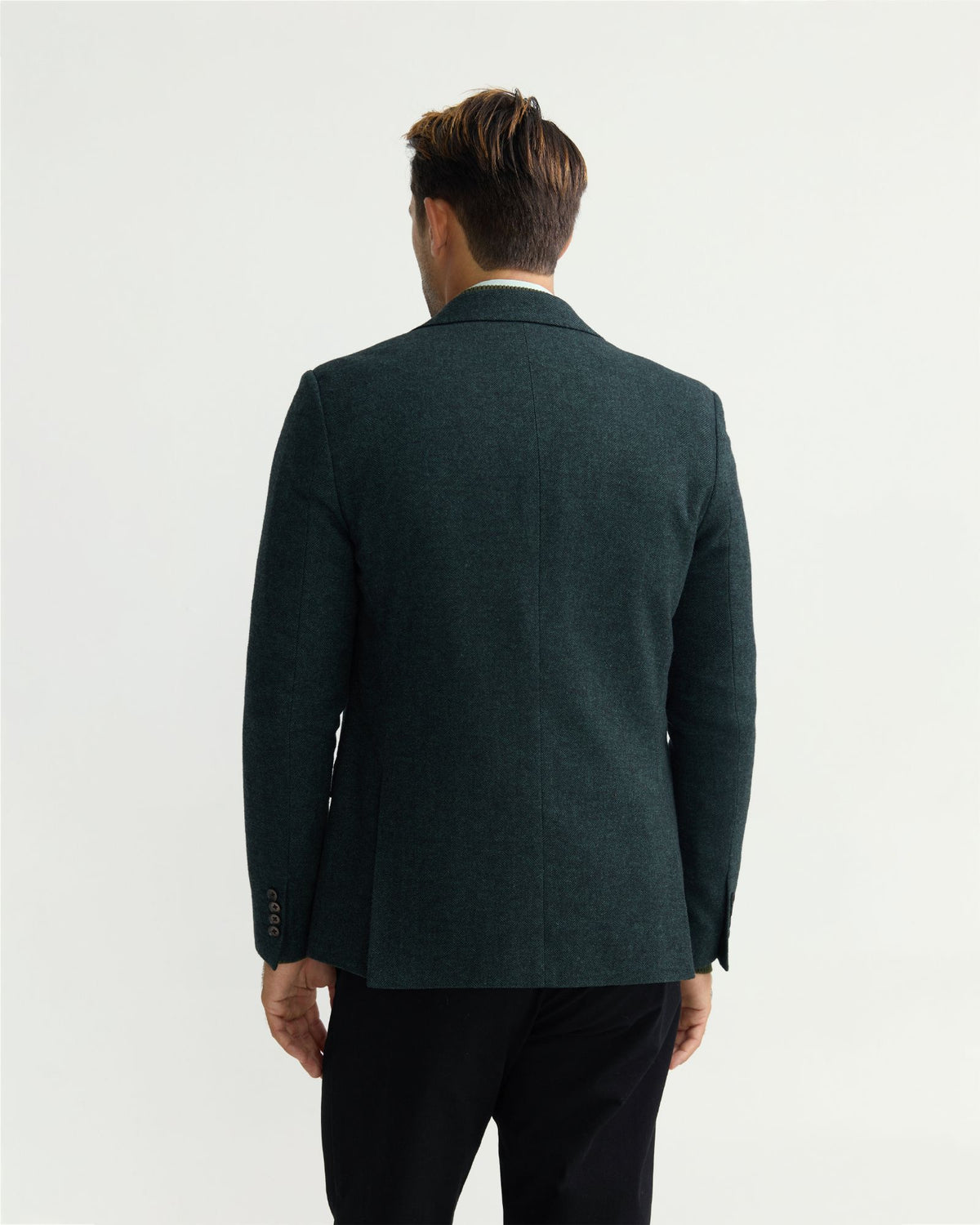 Blake Herringbone Wool Blazer MENS JACKETS AND COATS
