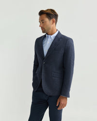 Blake Herringbone Wool Blazer MENS JACKETS AND COATS