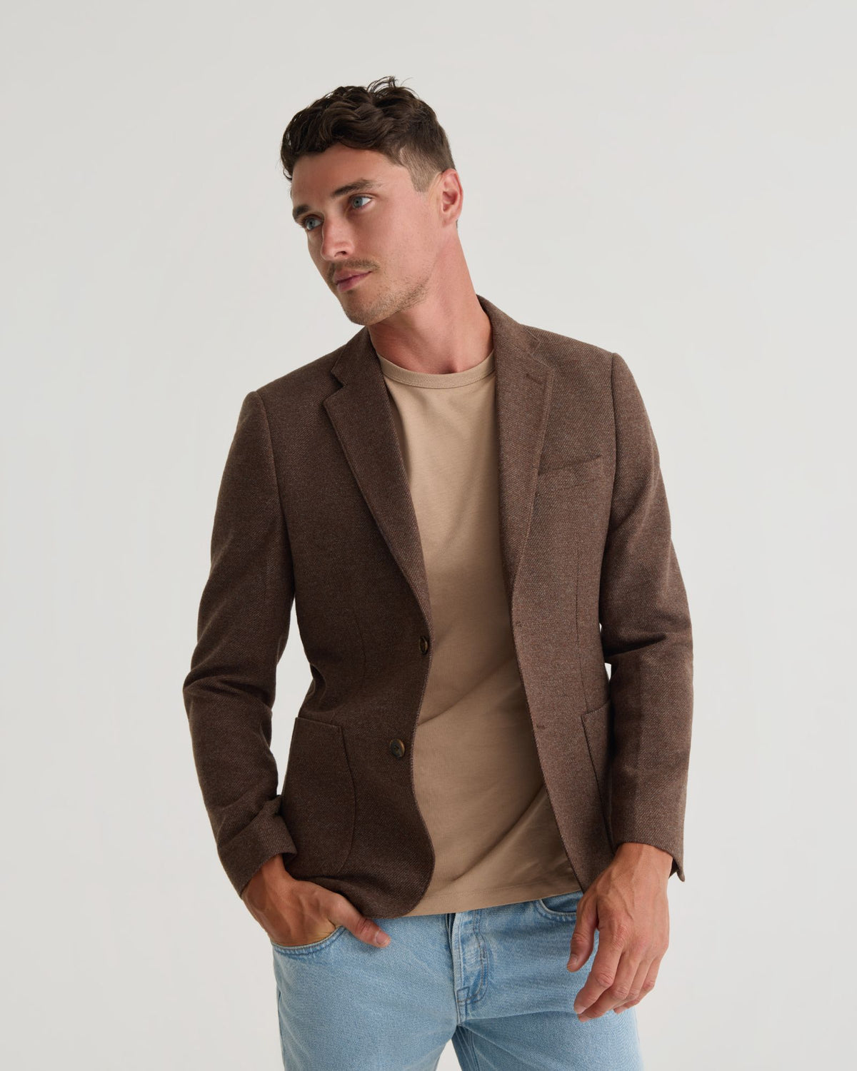 Milton Twill Wool Blazer MENS JACKETS AND COATS