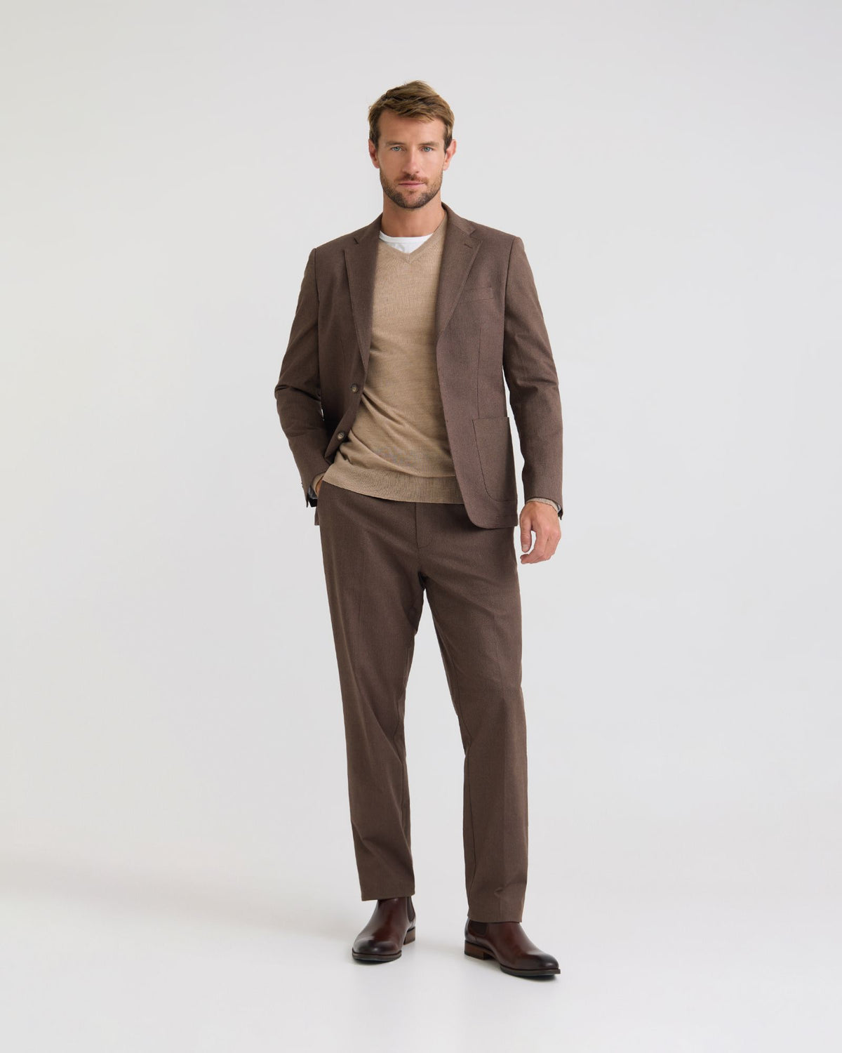 Milton Herringbone Blazer MENS JACKETS AND COATS