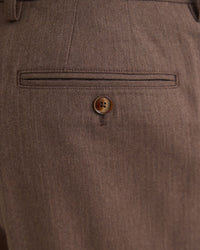 Marlo Herringbone Cotton Trousers MENS TROUSERS