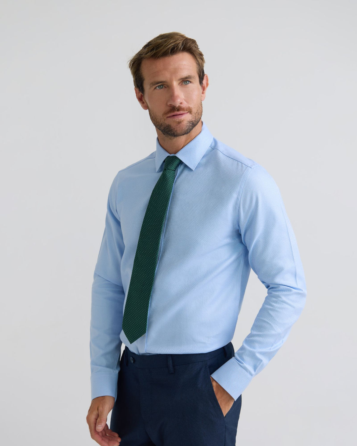 Beckton Slim Fit Cotton Shirt MENS SHIRTS