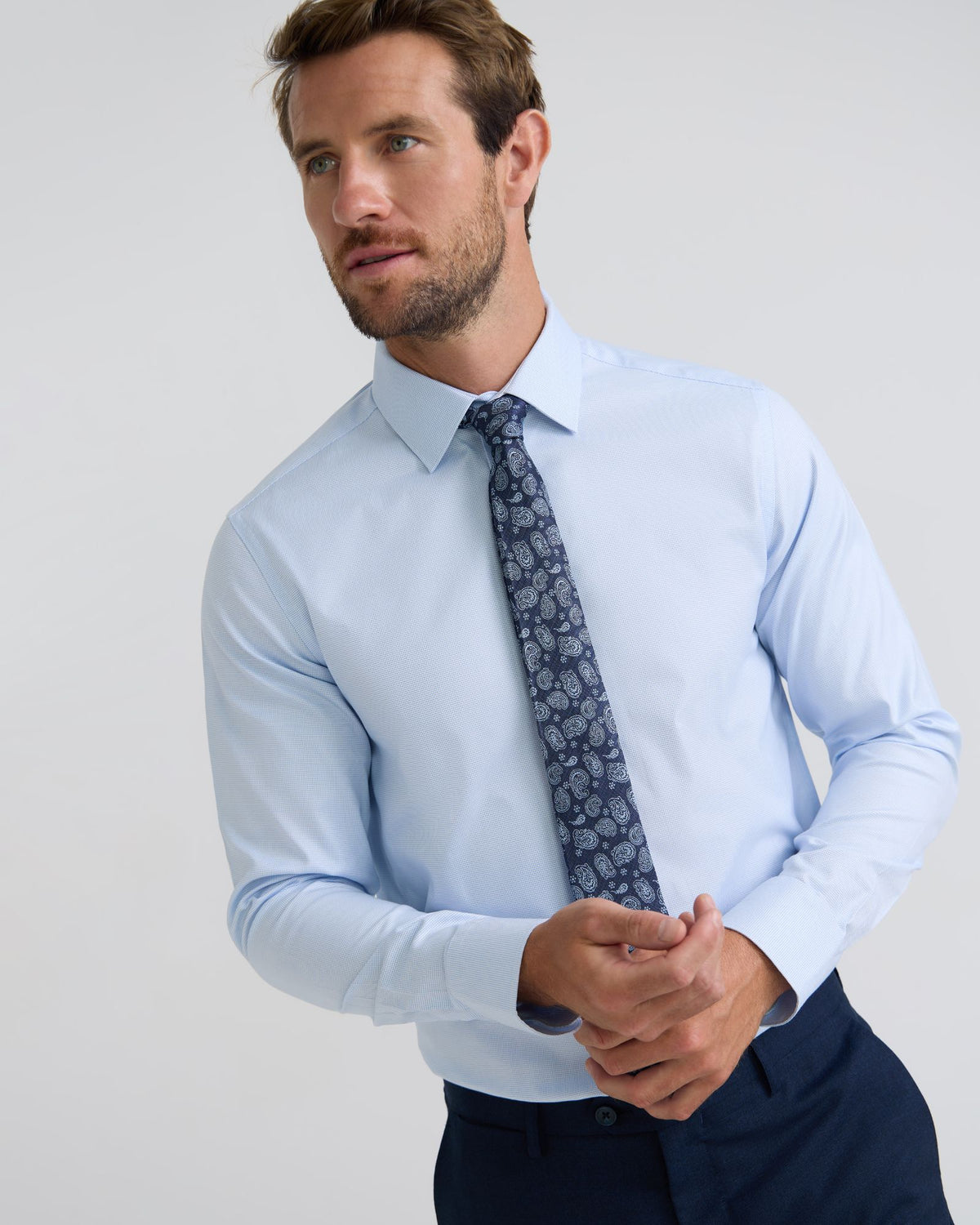 Beckton Slim Fit Cotton Shirt MENS SHIRTS