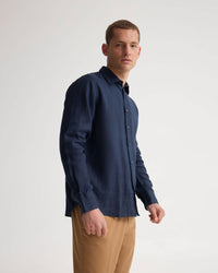 Cooper French Linen Long Sleeve Shirt MENS SHIRTS