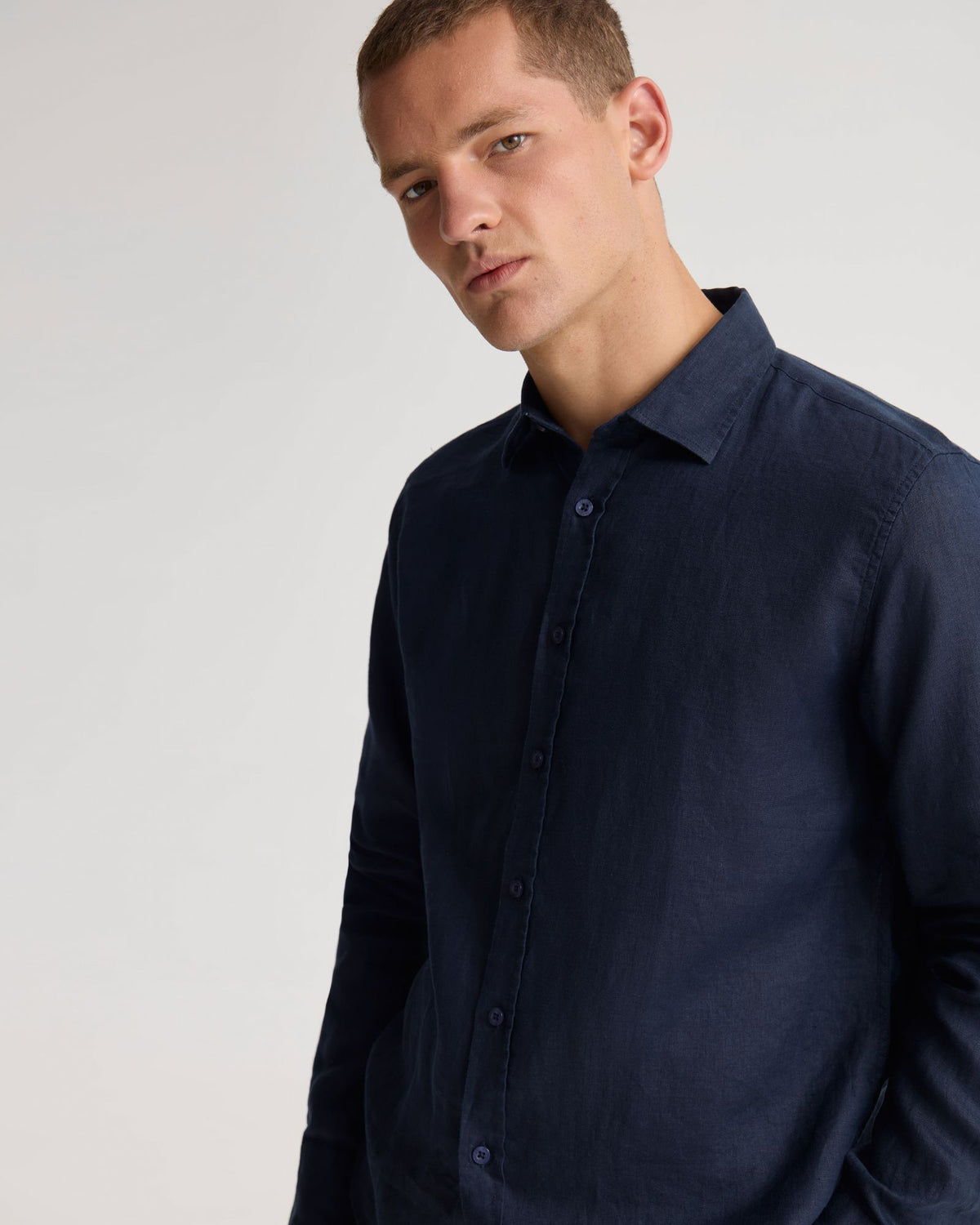 Cooper French Linen Long Sleeve Shirt MENS SHIRTS