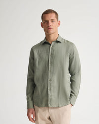 Cooper French Linen Long Sleeve Shirt MENS SHIRTS