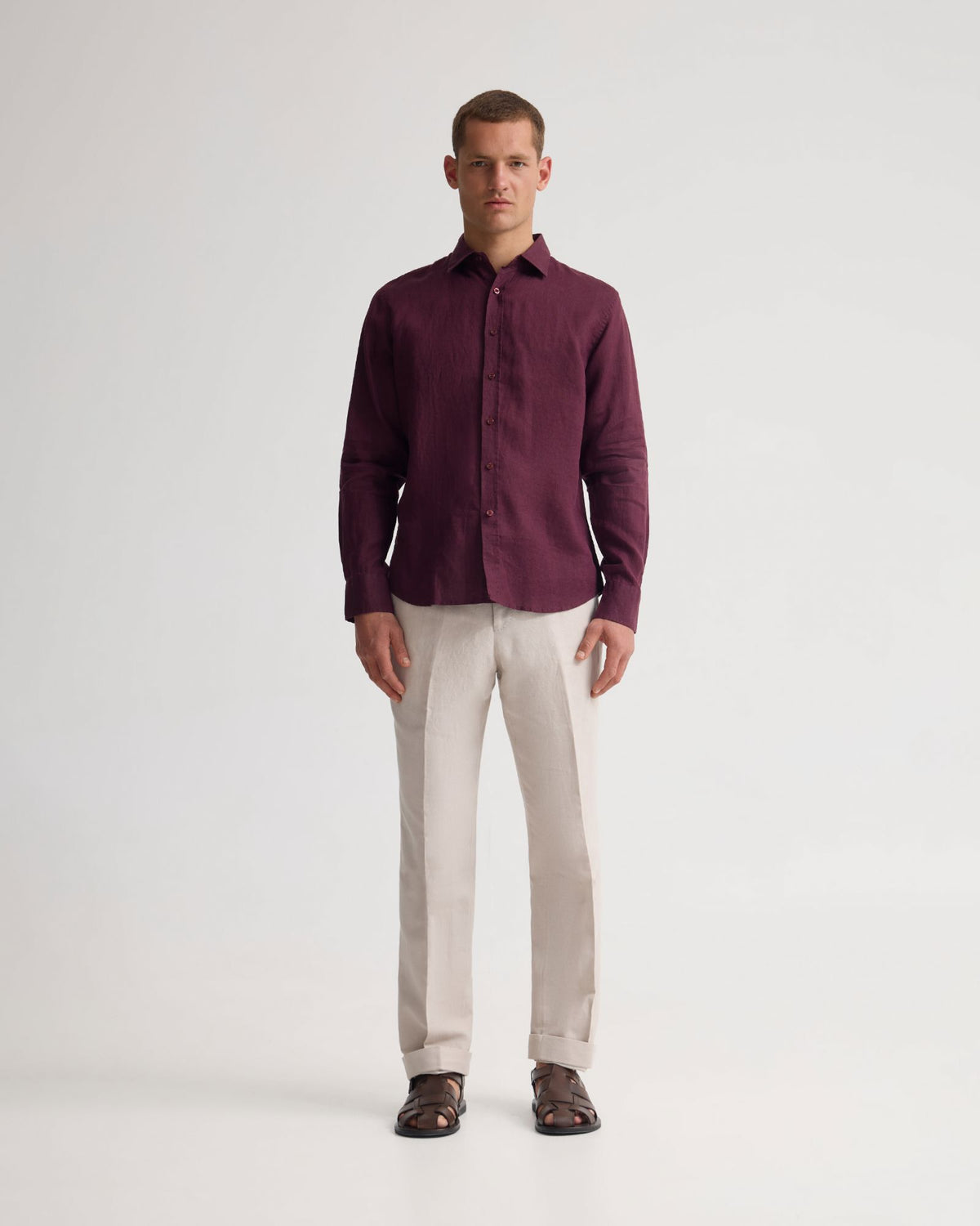 Cooper French Linen Long Sleeve Shirt MENS SHIRTS