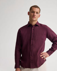 Cooper French Linen Long Sleeve Shirt MENS SHIRTS