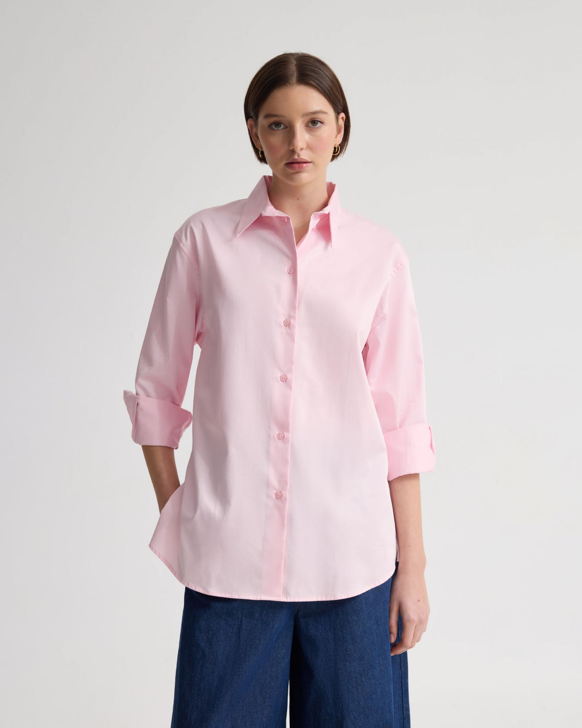 Hailey Oversize Cotton Shirt WOMENS SHIRTS