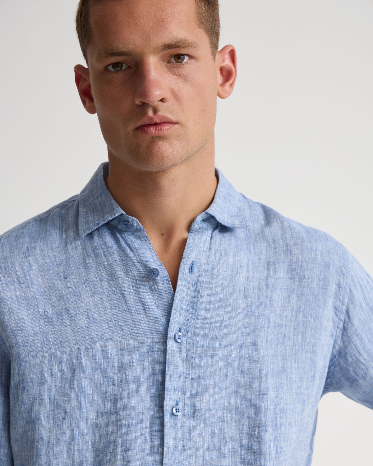 Cooper French Linen Long Sleeve Shirt MENS SHIRTS