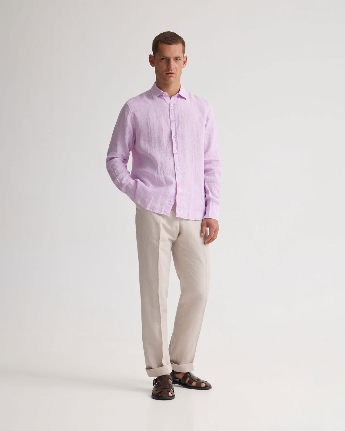 Cooper French Linen Long Sleeve Shirt MENS SHIRTS