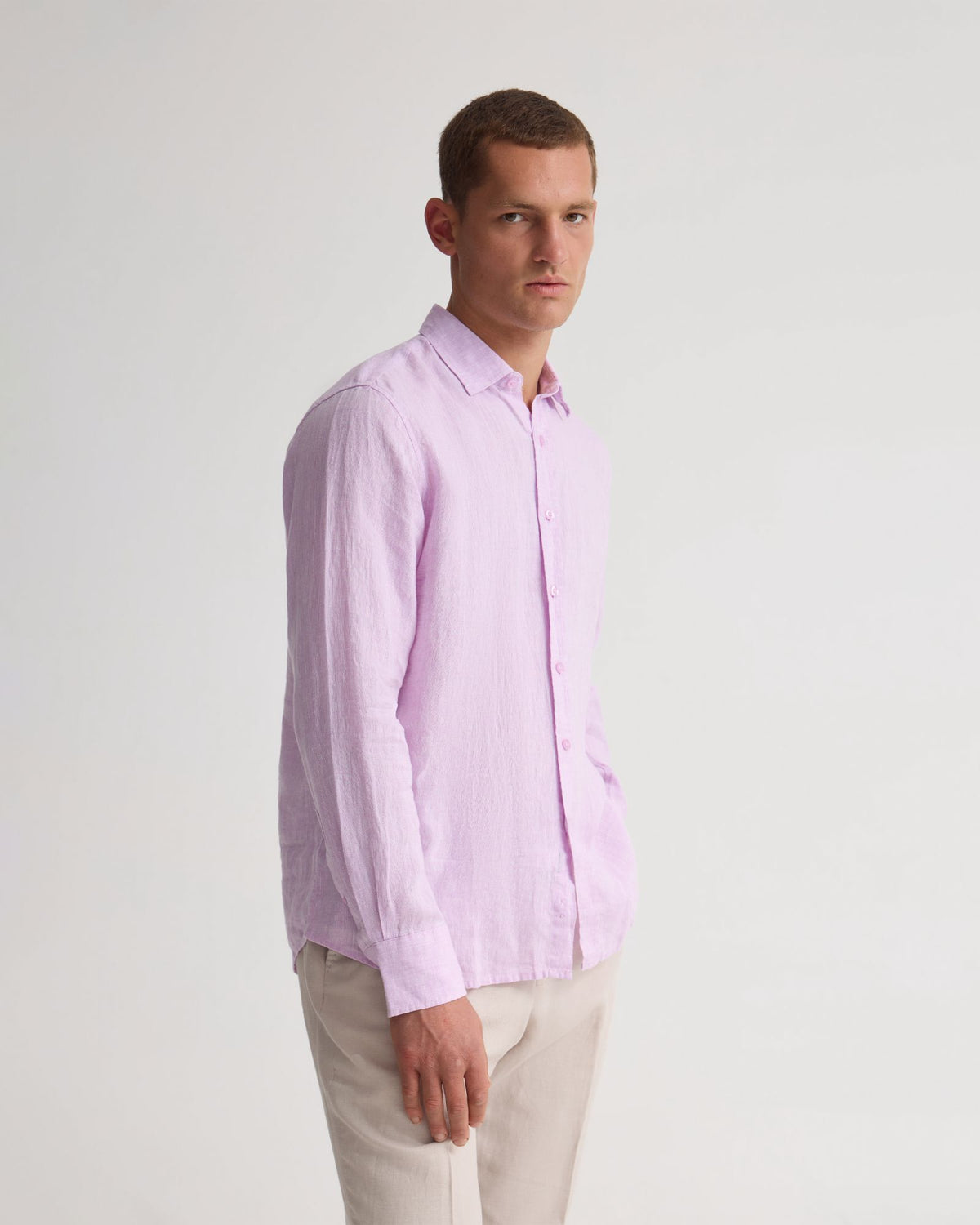 Cooper French Linen Long Sleeve Shirt MENS SHIRTS