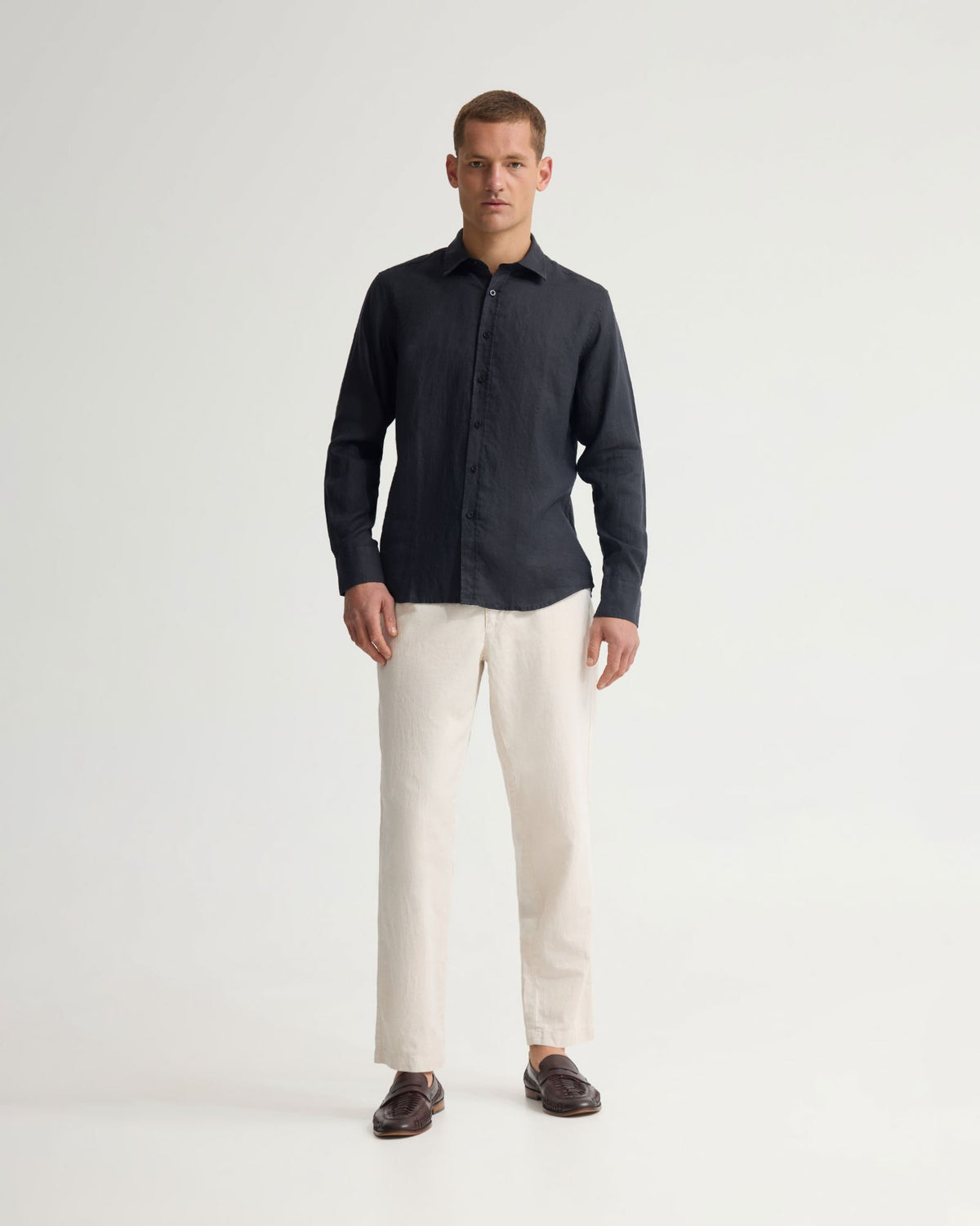 Cooper French Linen Long Sleeve Shirt MENS SHIRTS