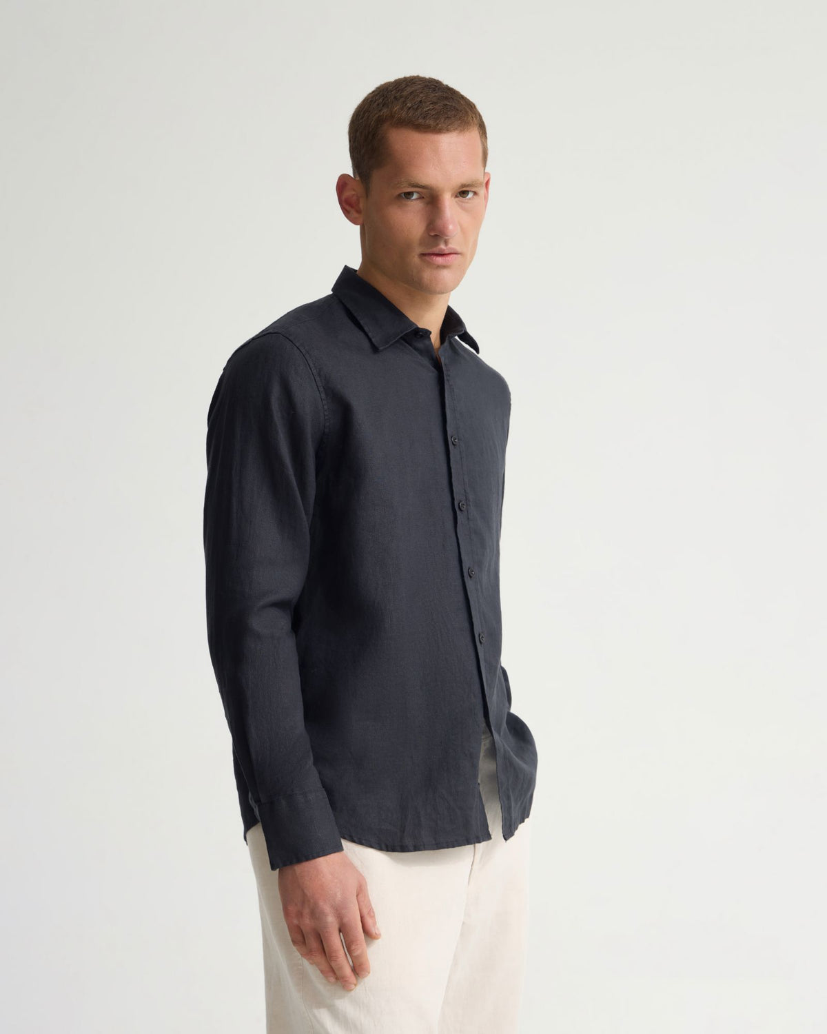 Cooper French Linen Long Sleeve Shirt MENS SHIRTS