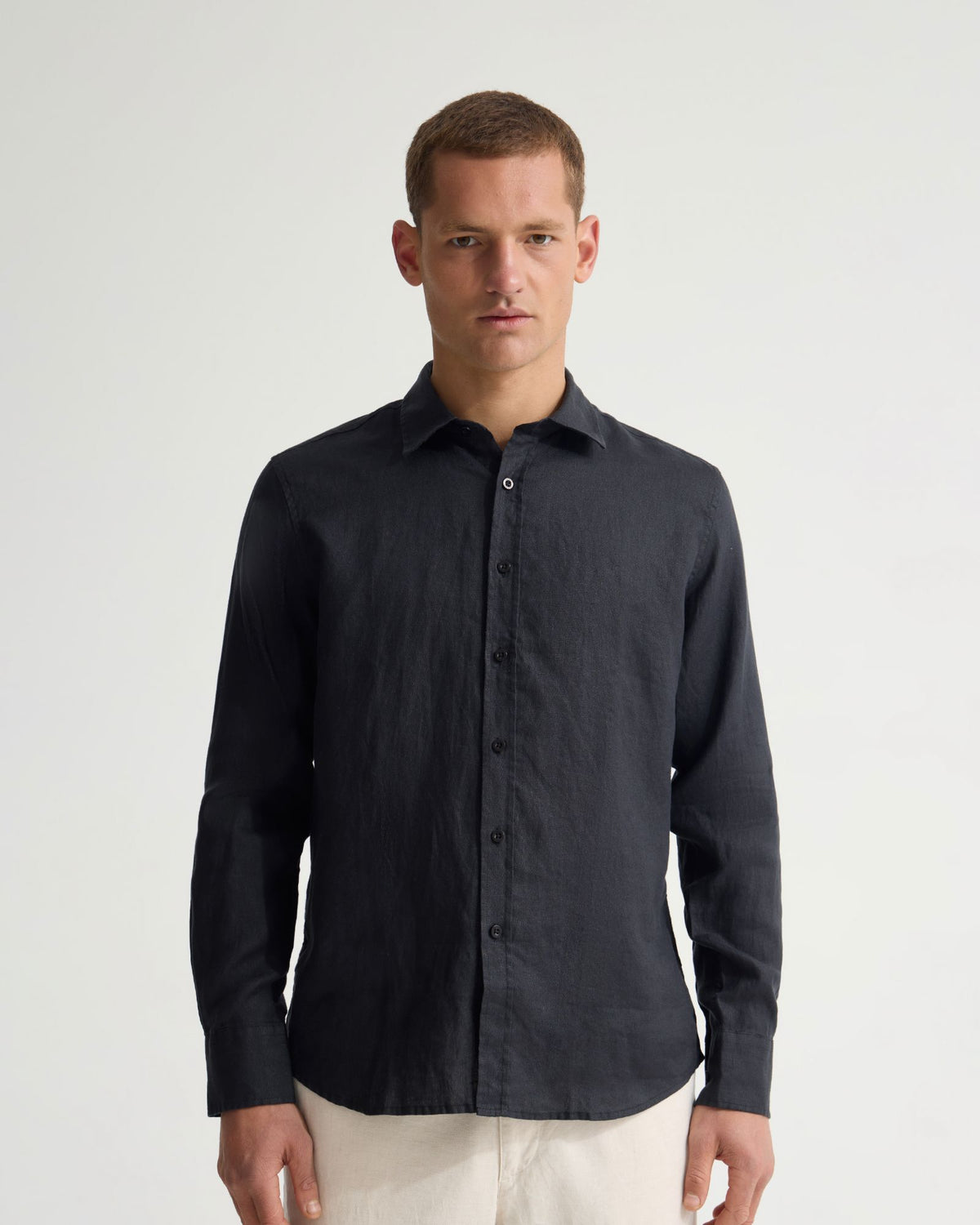 Cooper French Linen Long Sleeve Shirt MENS SHIRTS