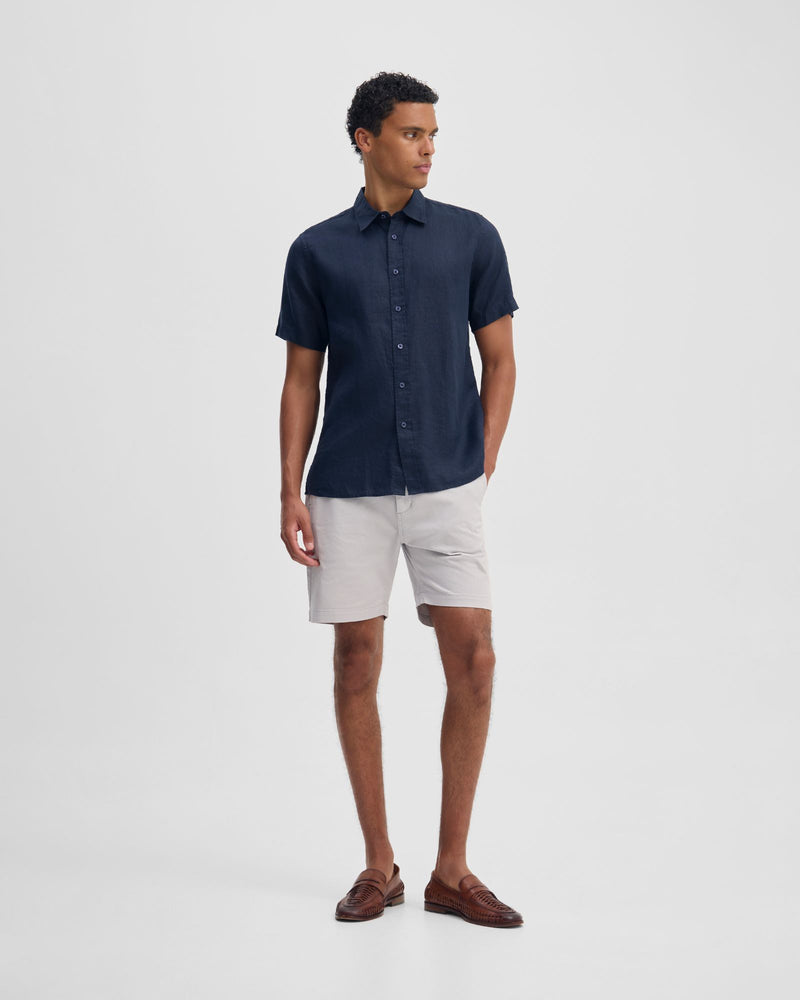 Leyton French Linen Short Sleeve Shirt MENS SHIRTS