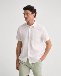 Leyton French Linen Short Sleeve Shirt MENS SHIRTS