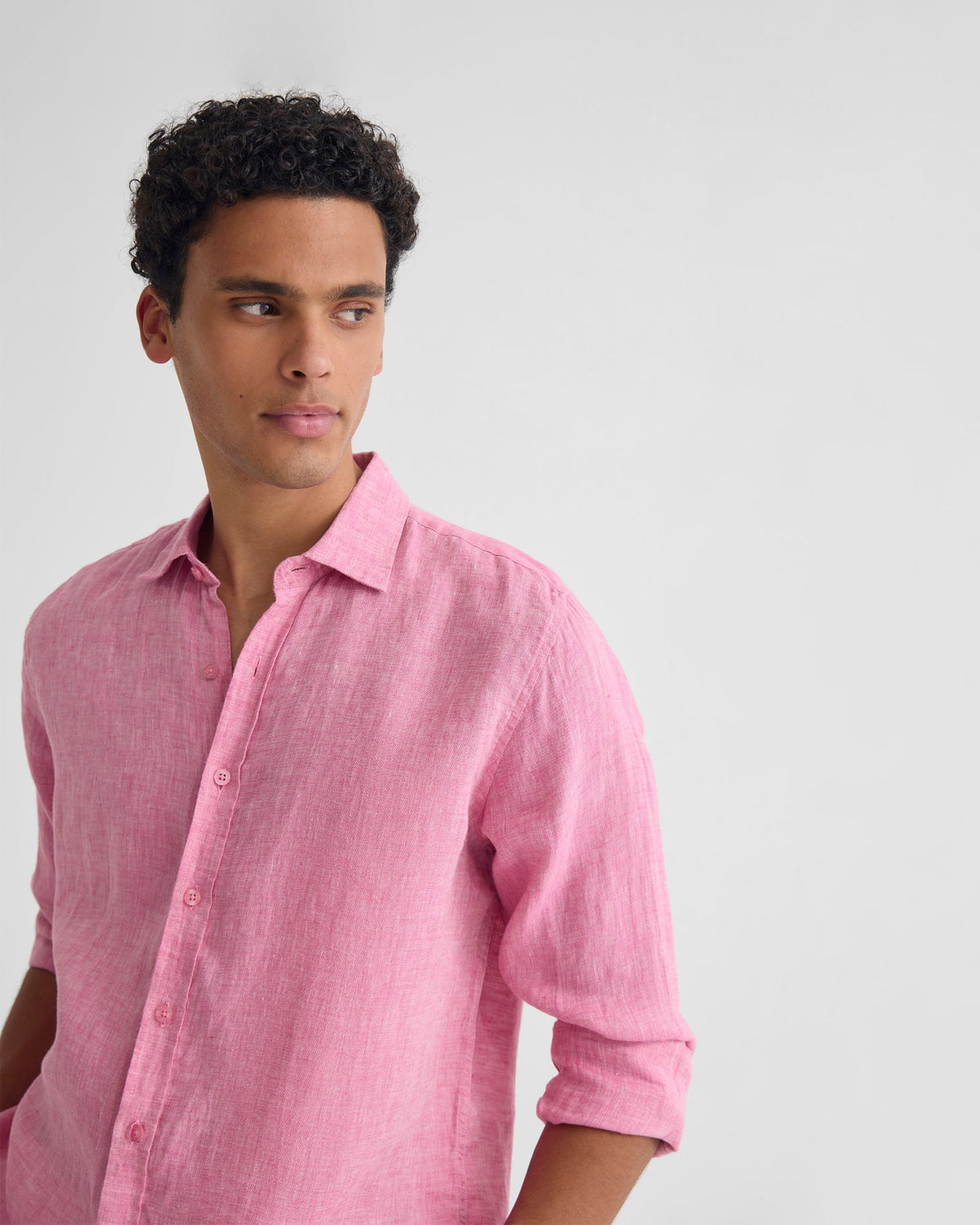 Cooper French Linen Long Sleeve Shirt MENS SHIRTS