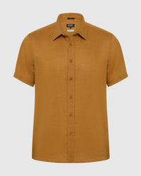 Leyton French Linen Short Sleeve Shirt MENS SHIRTS