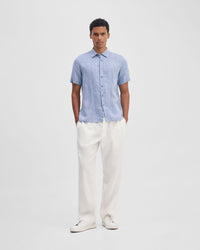 Leyton French Linen Short Sleeve Shirt