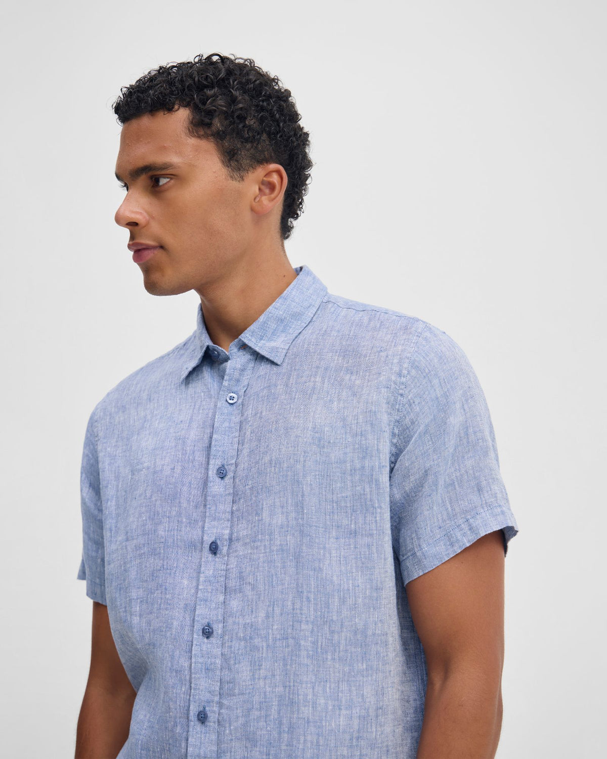 Leyton French Linen Short Sleeve Shirt