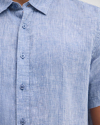 Leyton French Linen Short Sleeve Shirt