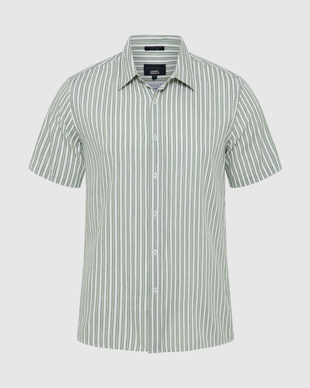 Leyton Short Sleeve Stripe Linen Shirt MENS SHIRTS
