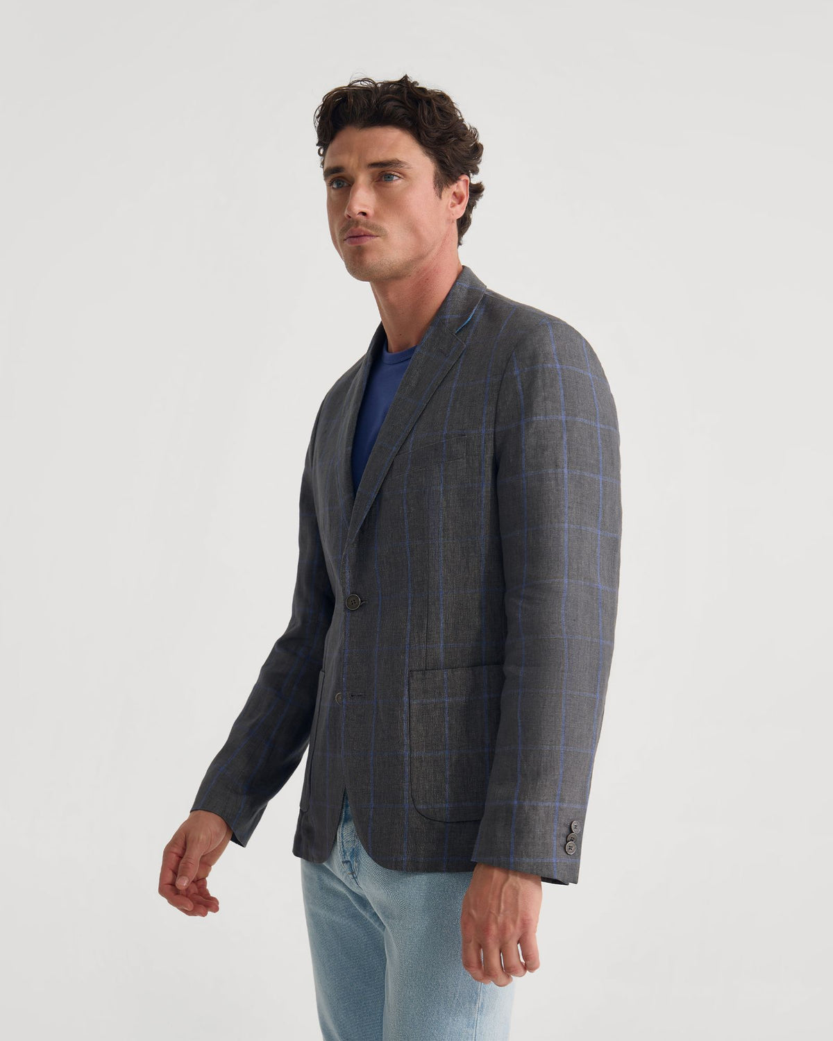 Milton Linen Blazer MENS JACKETS AND COATS