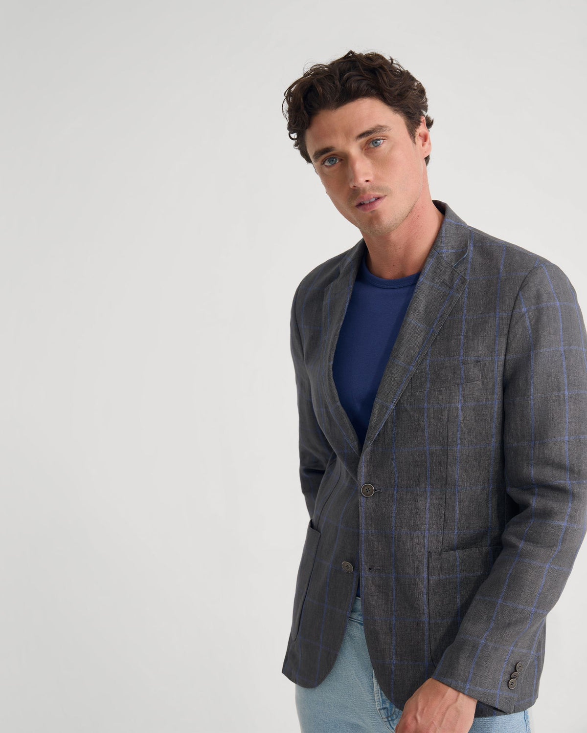 Milton Linen Blazer MENS JACKETS AND COATS