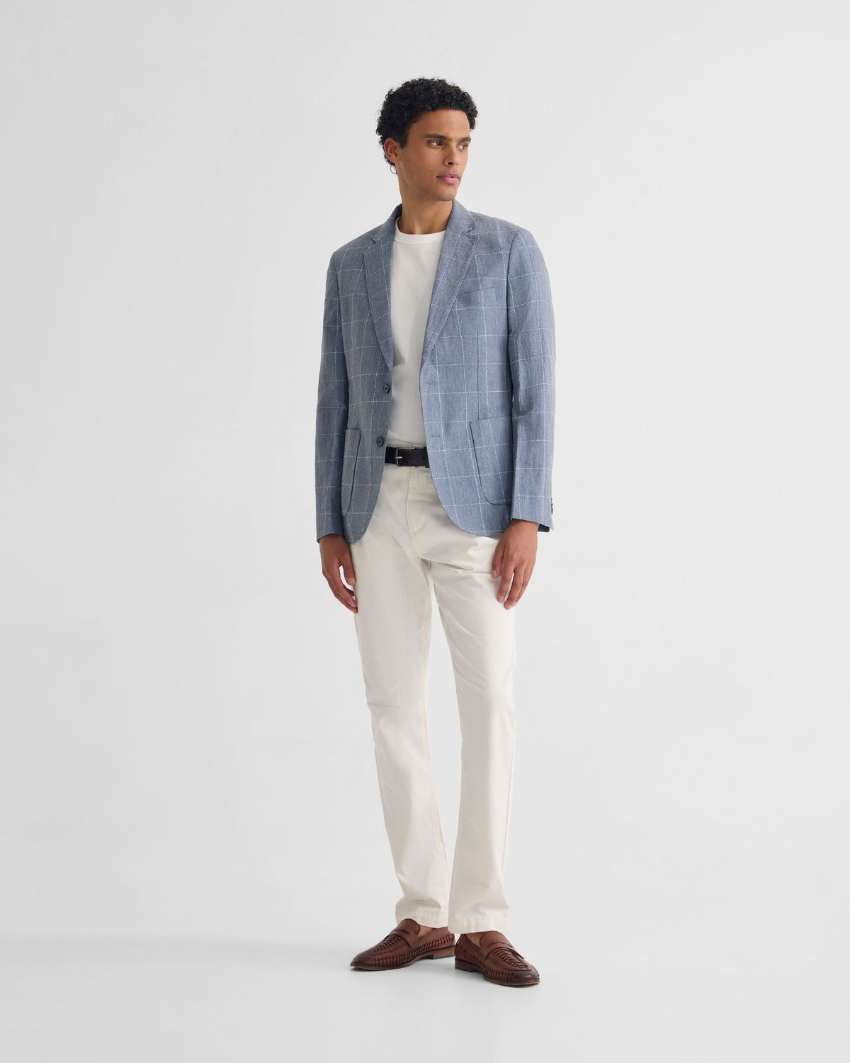 Milton 1/2 Lined Checked Blazer MENS JACKETS AND COATS