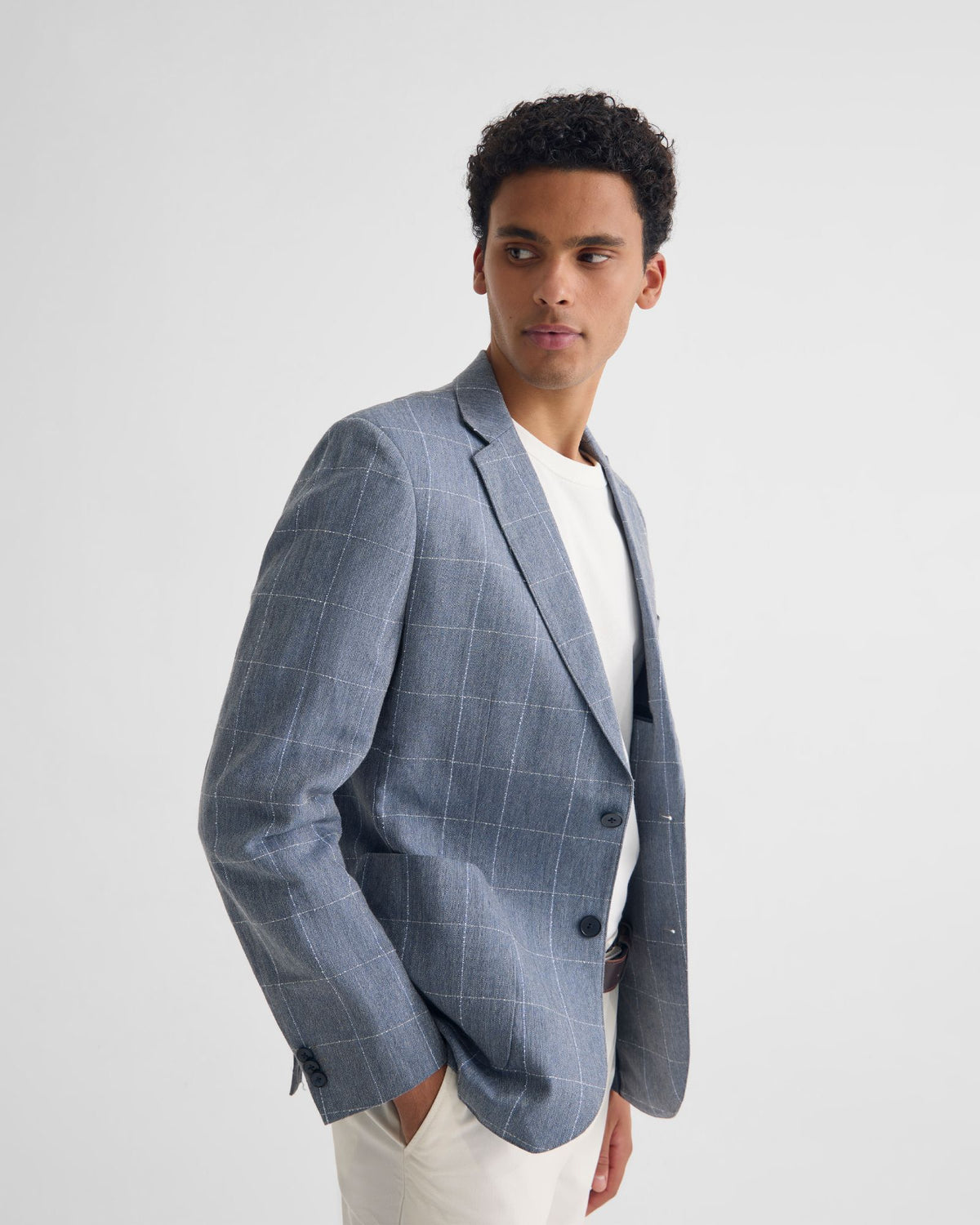 Milton 1/2 Lined Checked Blazer MENS JACKETS AND COATS