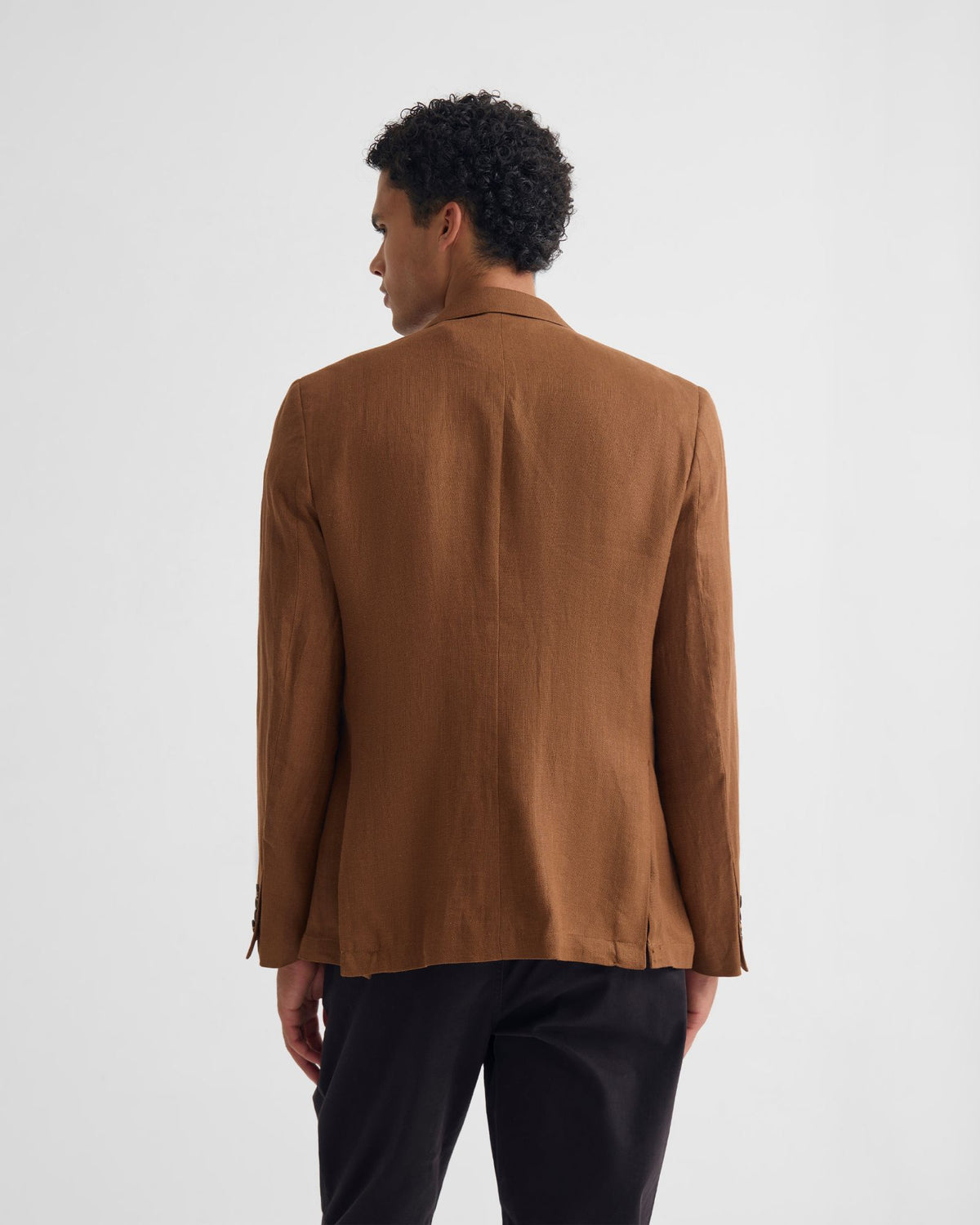 3 Button Linen Milton Blazer MENS JACKETS AND COATS