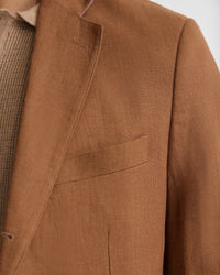 3 Button Linen Milton Blazer MENS JACKETS AND COATS
