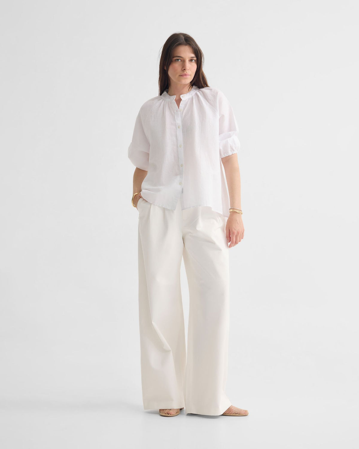 Annika Washed Linen Shirt WOMENS SHIRTS