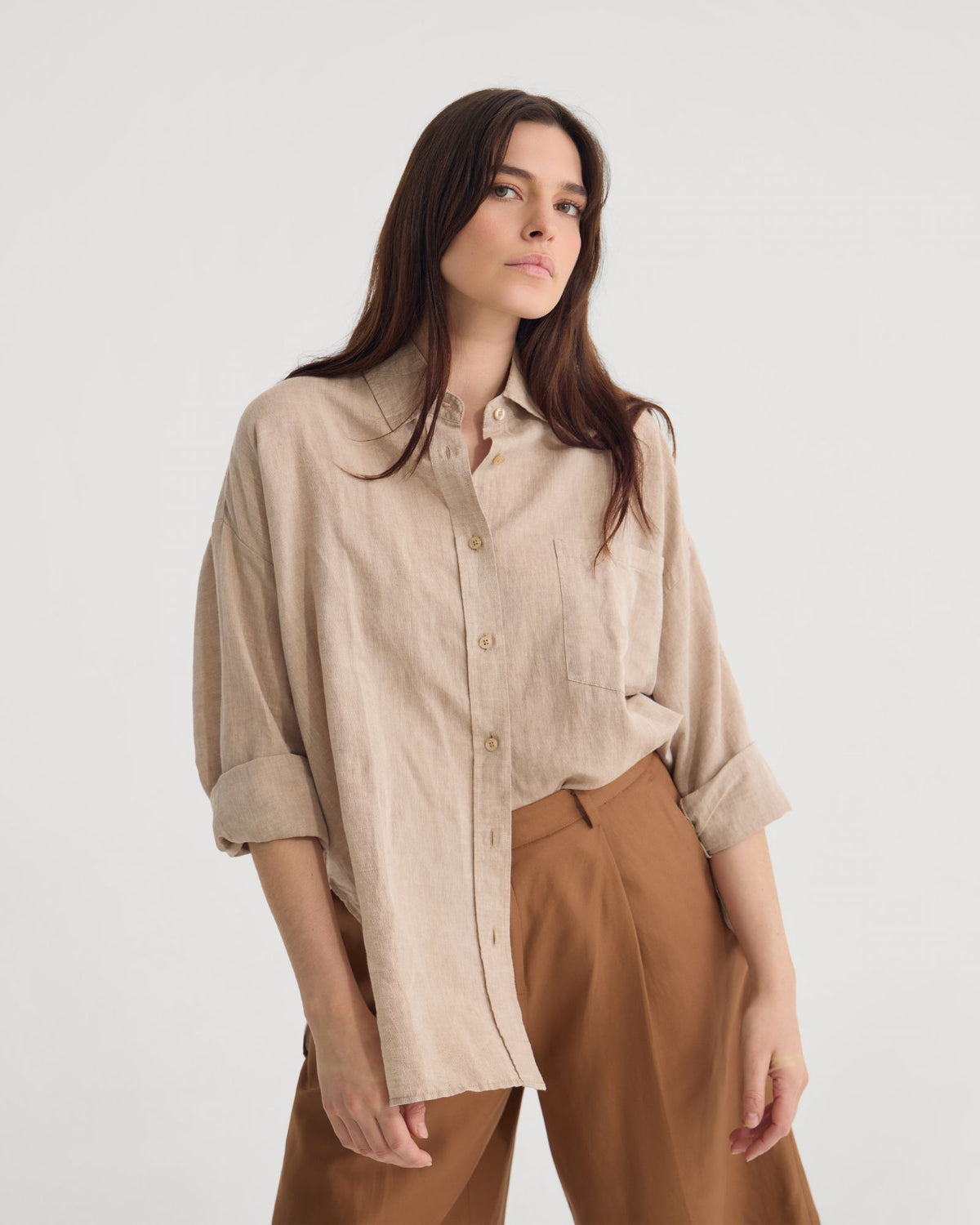 Erika Washed Casual Shirt WOMENS SUITS JKTS COATS