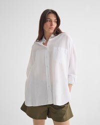 Erika Washed Casual Linen Shirt