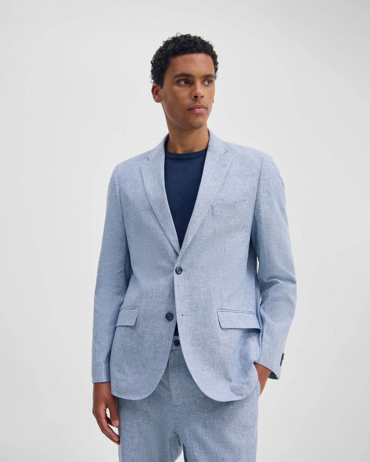 Milton Linen Blend Blazer MENS JACKETS AND COATS